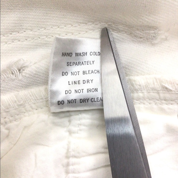 Caffeine women’s white distressed skinny frayed released hemline denim jeans. - Picture 7 of 12